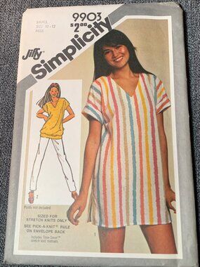 Simplicity Misses Shirt Tunic Sewing Pattern Size 10-12 9903 Uncut
